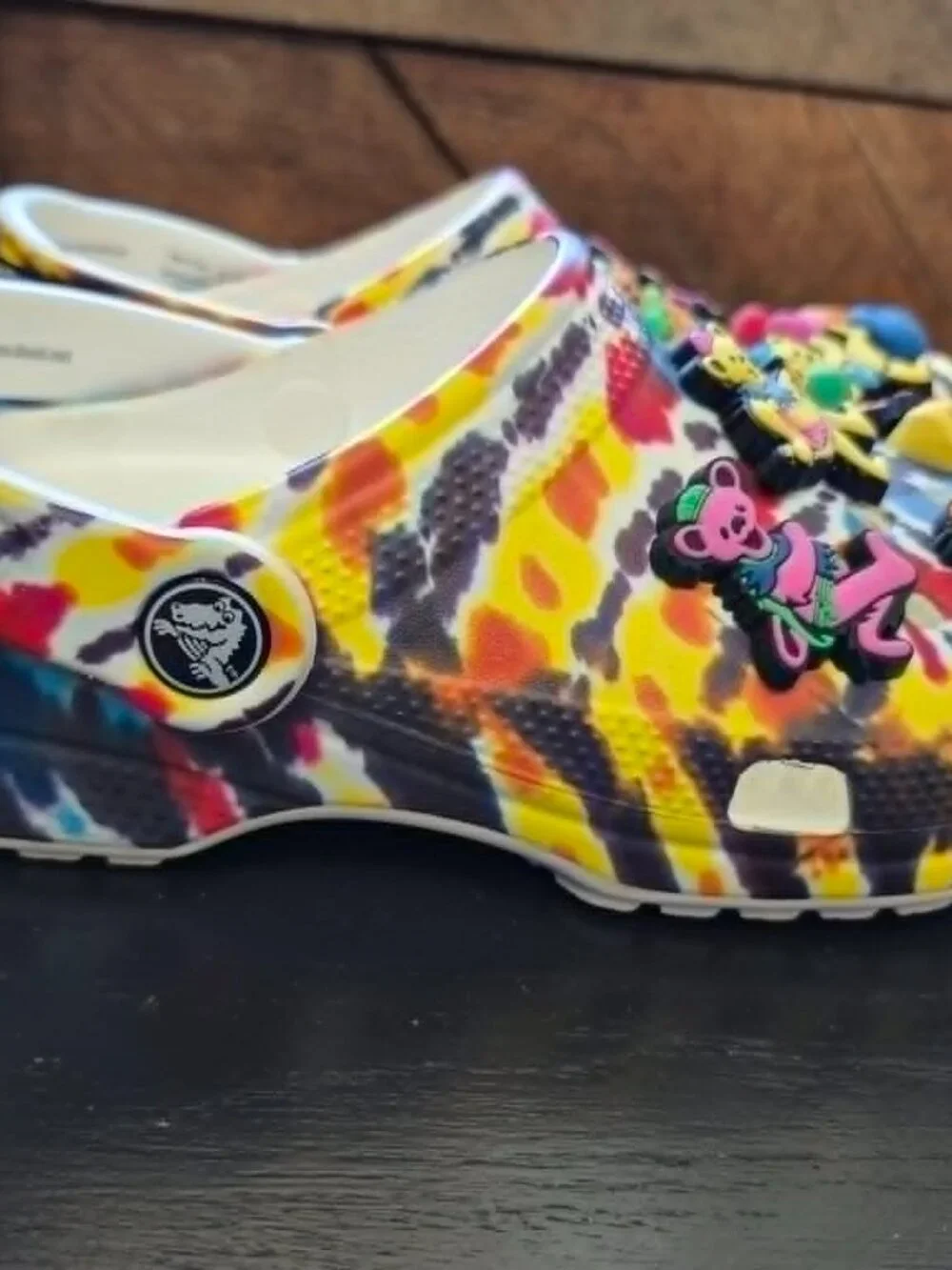 Chinatown Market Grateful Dead Crocs with Shoe Charms